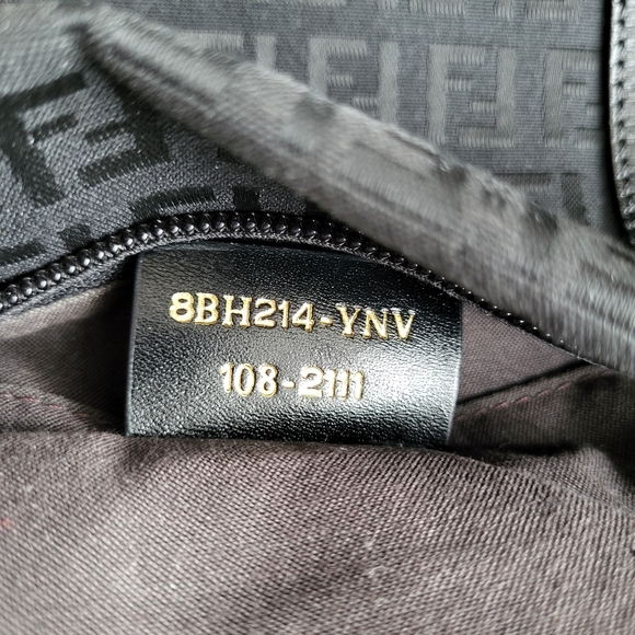 * SOLD on Marketplace* - Fendi Black Zucchino Small Tote Bag - Picture 11 of 17